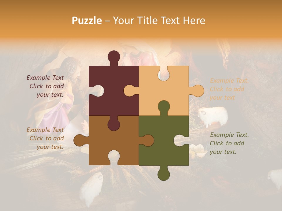 Female Nipple Disco PowerPoint Template