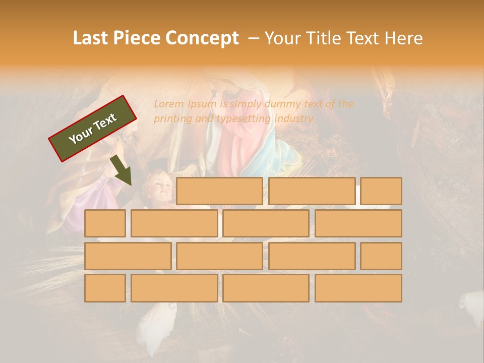 Female Nipple Disco PowerPoint Template