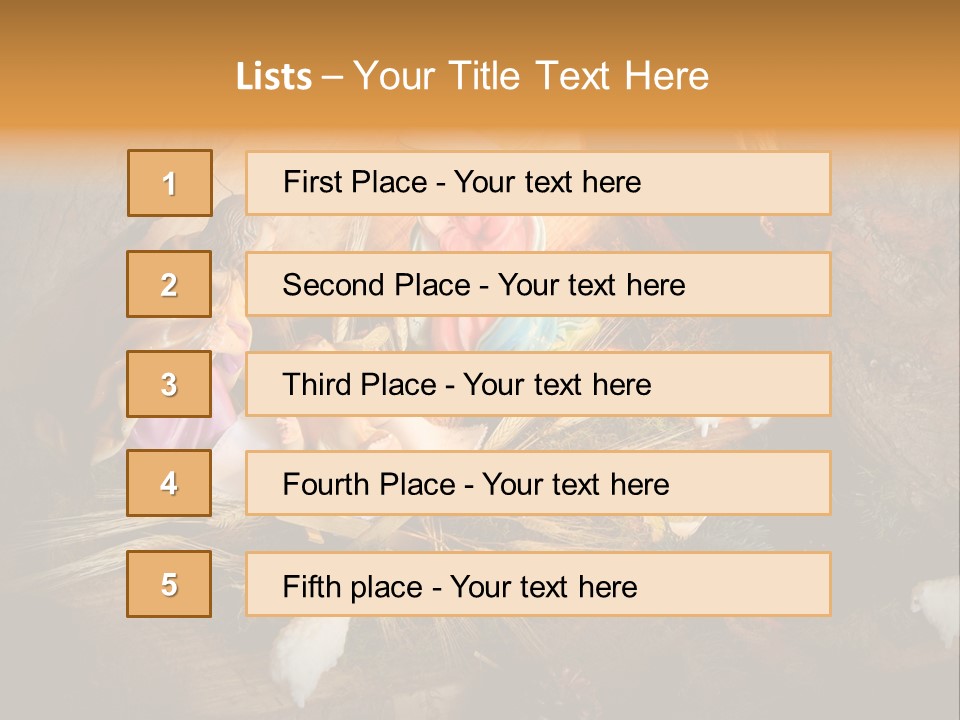 Female Nipple Disco PowerPoint Template
