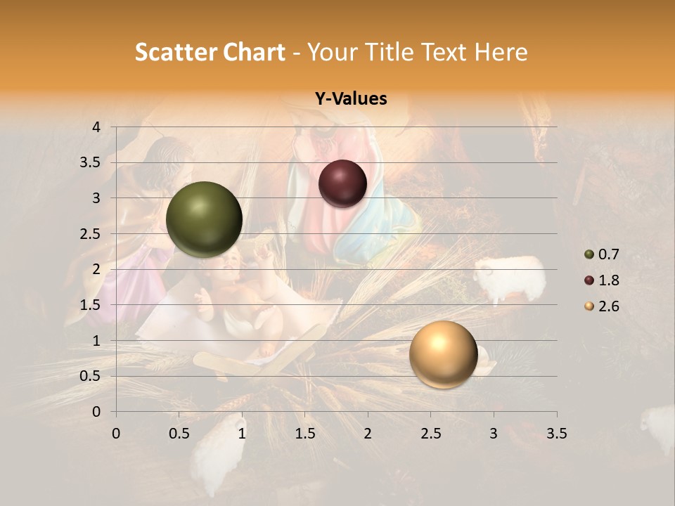 Female Nipple Disco PowerPoint Template