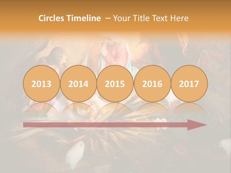 Female Nipple Disco PowerPoint Template