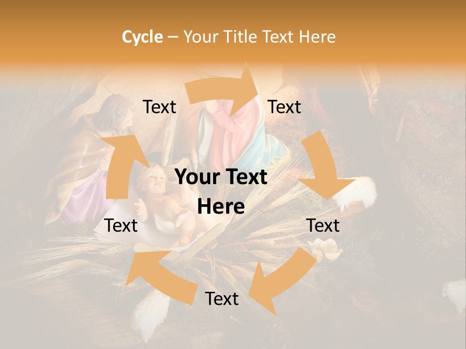 Female Nipple Disco PowerPoint Template