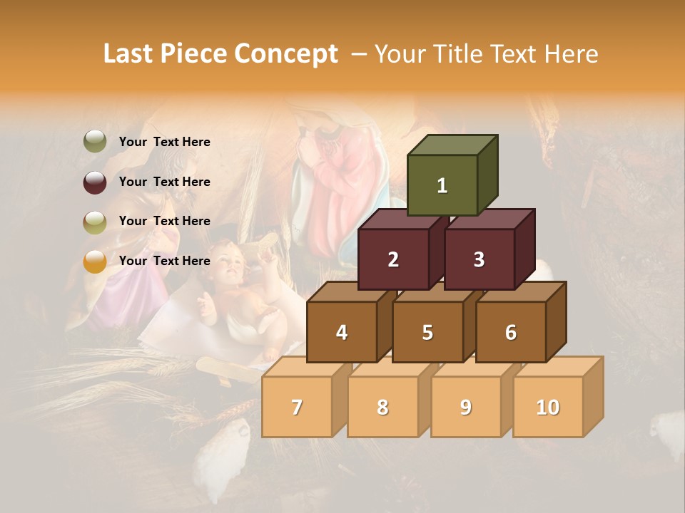 Female Nipple Disco PowerPoint Template