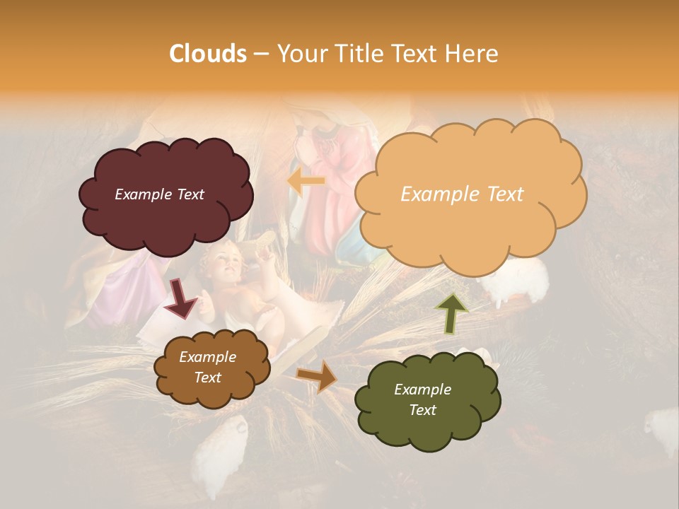 Female Nipple Disco PowerPoint Template