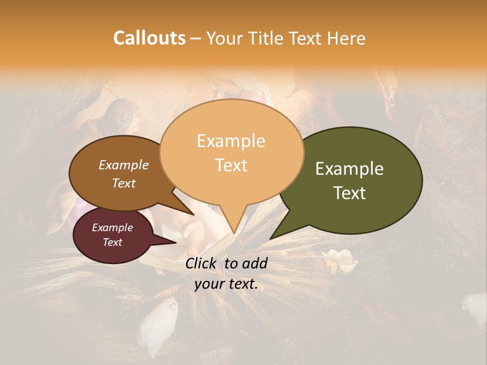 Female Nipple Disco PowerPoint Template