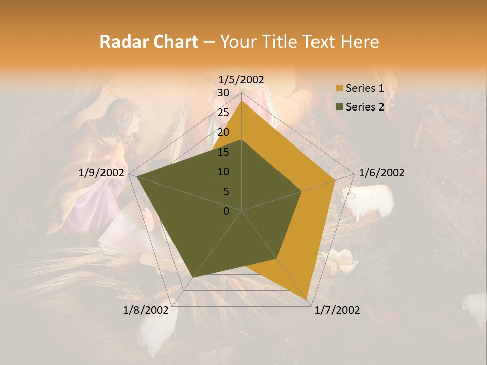 Female Nipple Disco PowerPoint Template