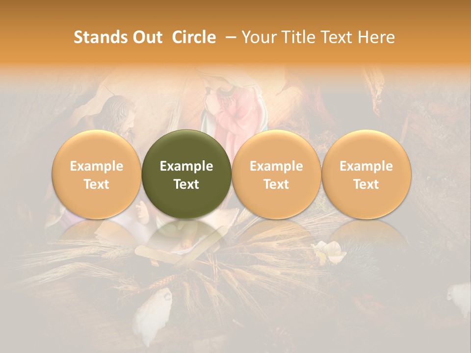 Female Nipple Disco PowerPoint Template