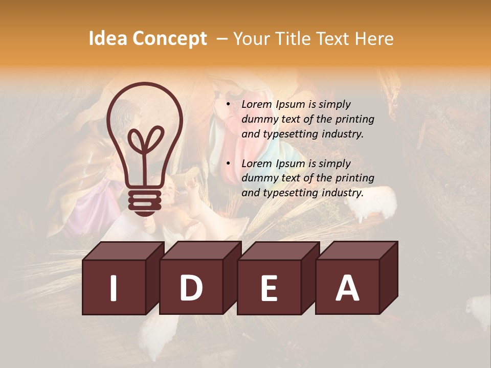 Female Nipple Disco PowerPoint Template