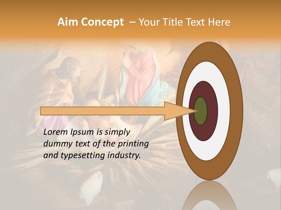 Female Nipple Disco PowerPoint Template