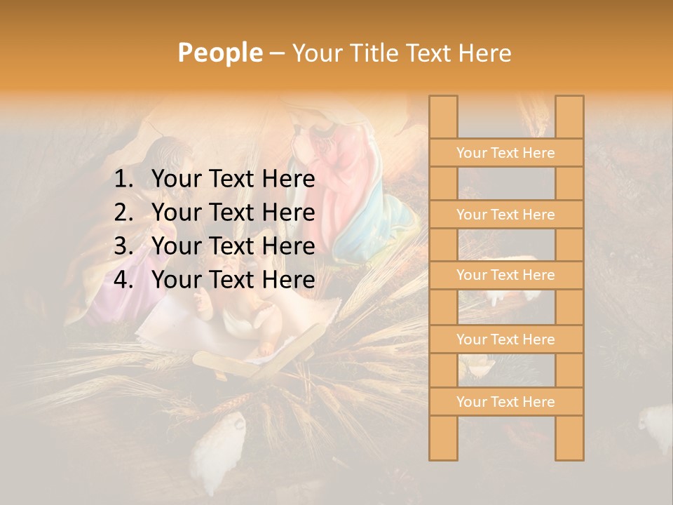 Female Nipple Disco PowerPoint Template