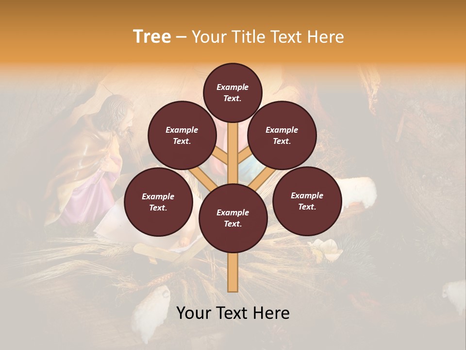 Female Nipple Disco PowerPoint Template