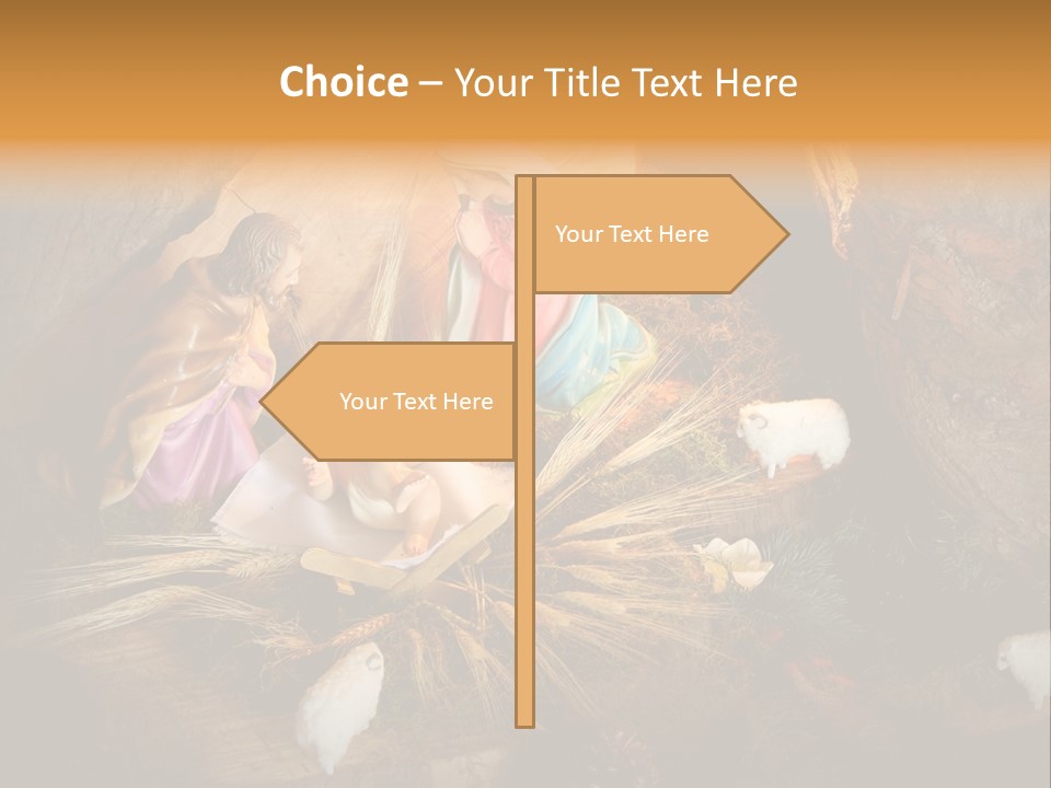 Female Nipple Disco PowerPoint Template