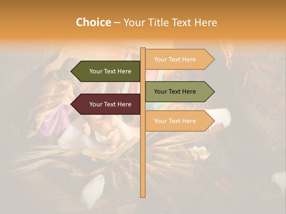 Female Nipple Disco PowerPoint Template