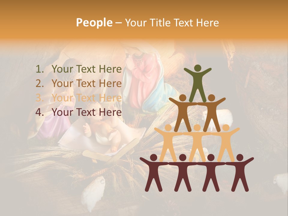 Female Nipple Disco PowerPoint Template