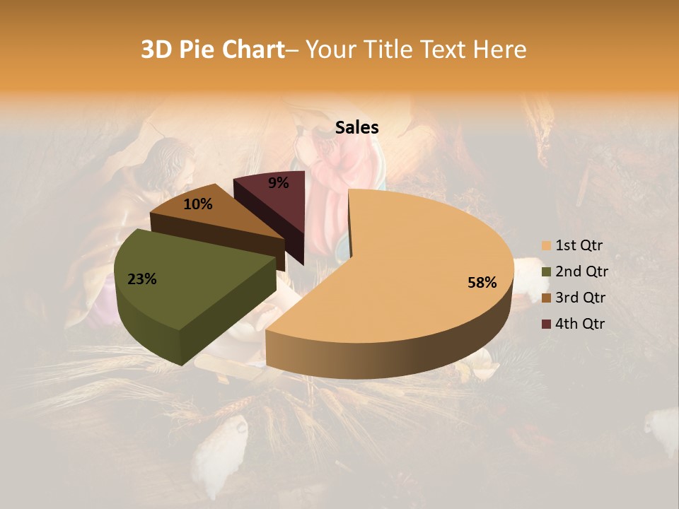 Female Nipple Disco PowerPoint Template