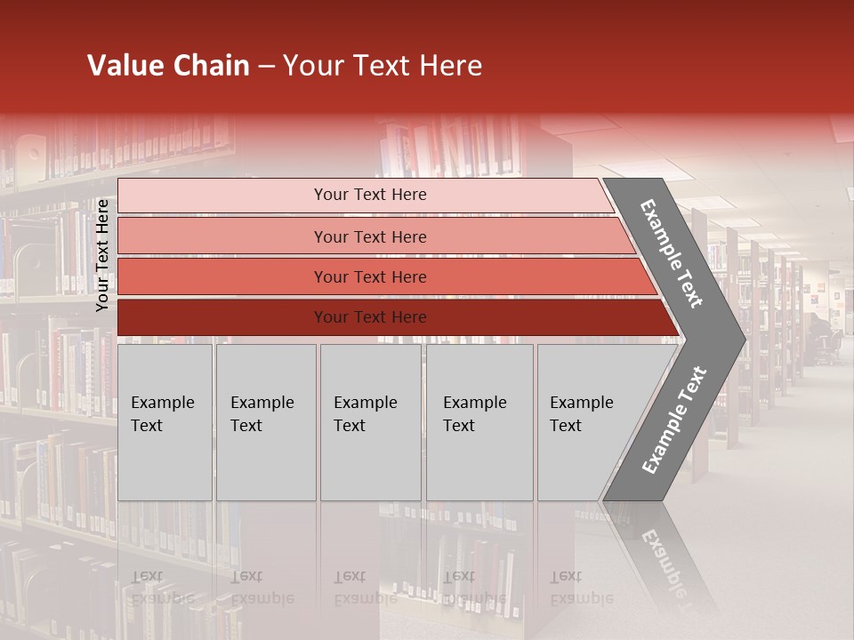 Library Bookstore Bookstall PowerPoint Template