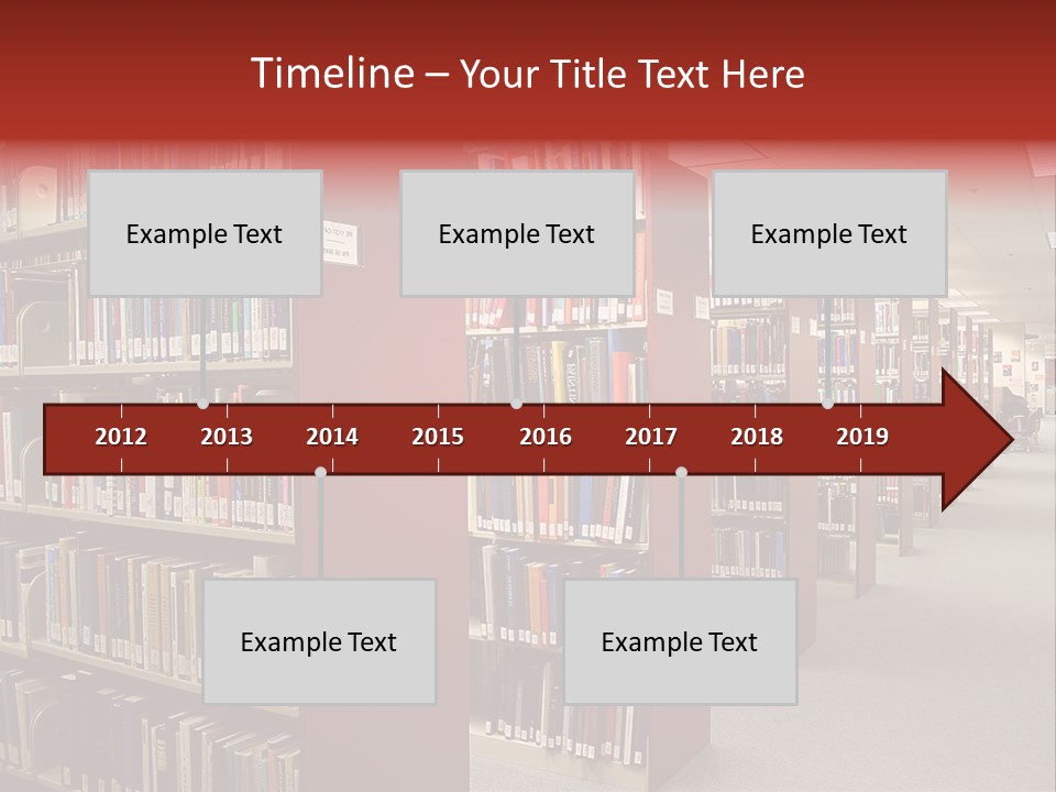 Library Bookstore Bookstall PowerPoint Template