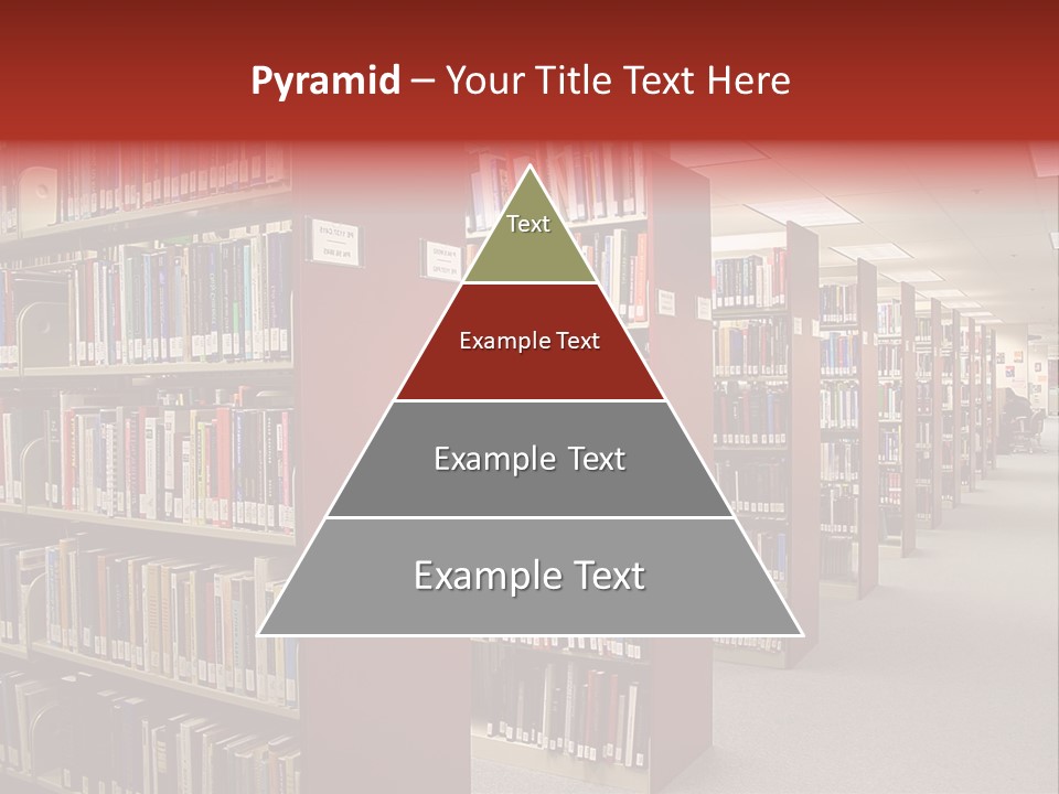 Library Bookstore Bookstall PowerPoint Template