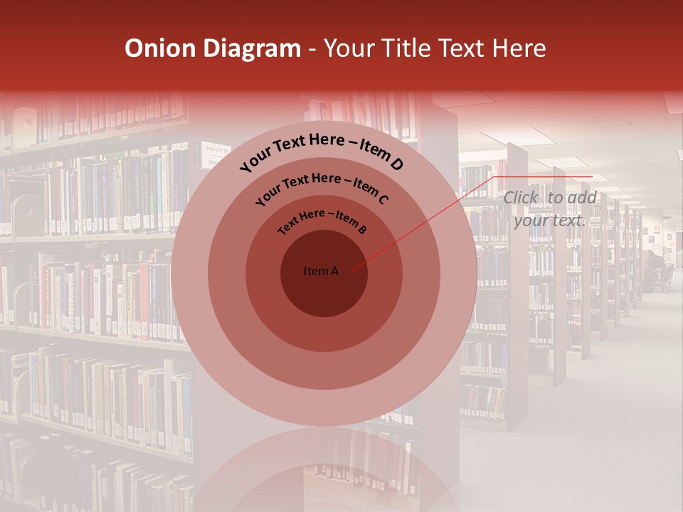 Library Bookstore Bookstall PowerPoint Template