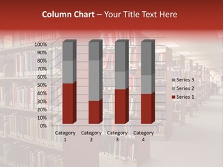 Library Bookstore Bookstall PowerPoint Template