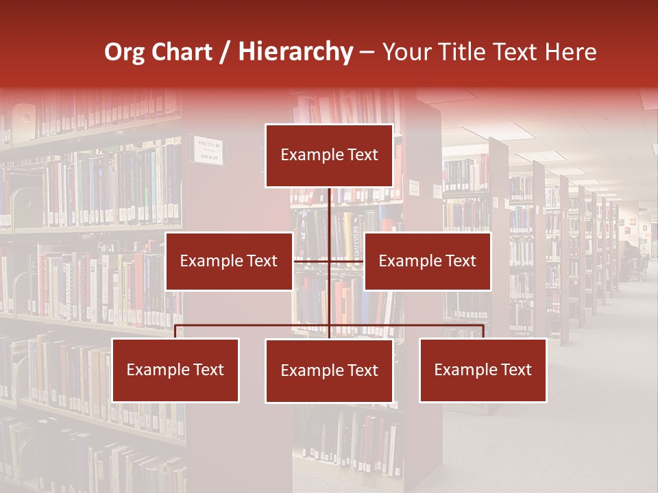 Library Bookstore Bookstall PowerPoint Template