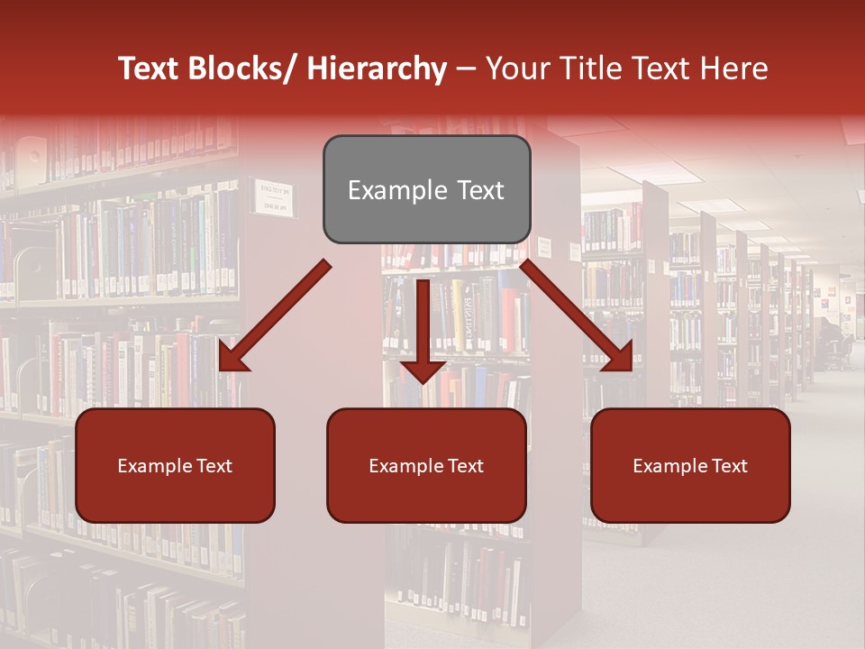 Library Bookstore Bookstall PowerPoint Template