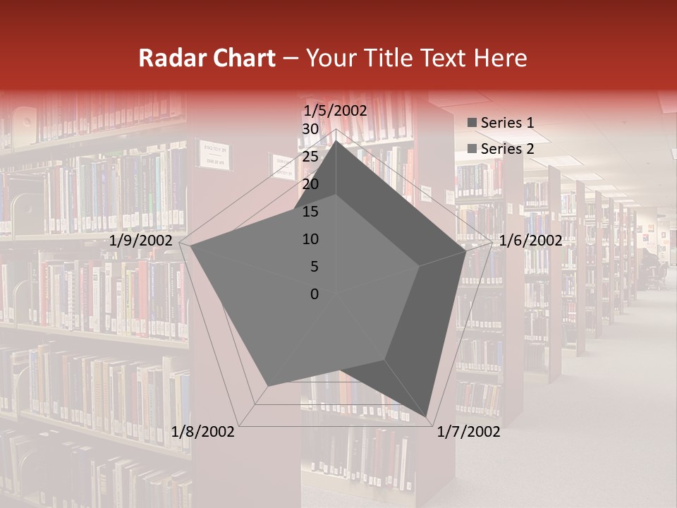 Library Bookstore Bookstall PowerPoint Template