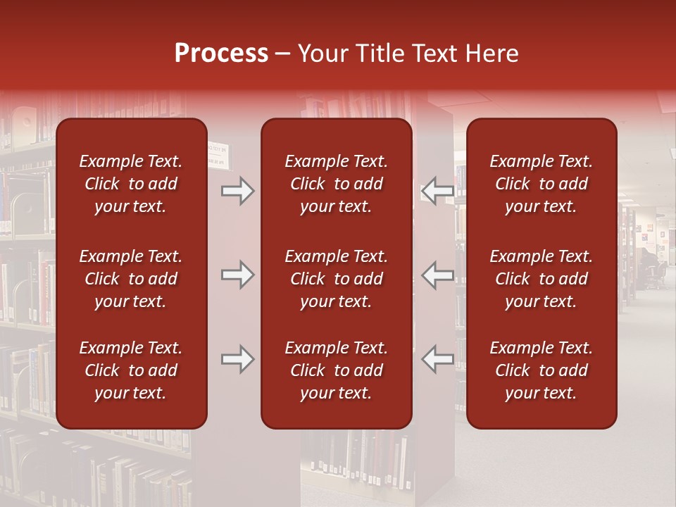 Library Bookstore Bookstall PowerPoint Template