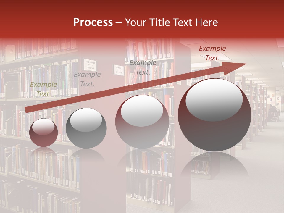 Library Bookstore Bookstall PowerPoint Template