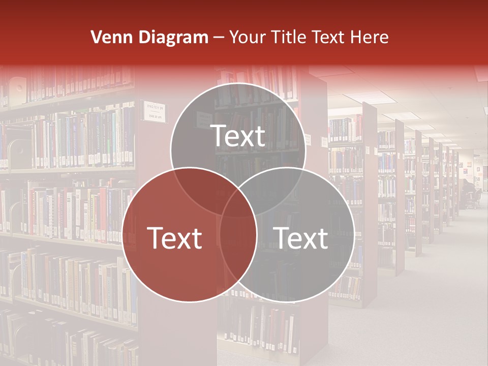 Library Bookstore Bookstall PowerPoint Template