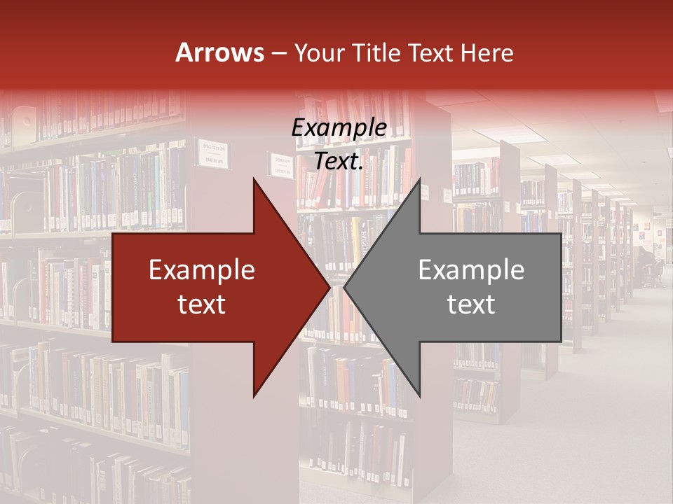 Library Bookstore Bookstall PowerPoint Template