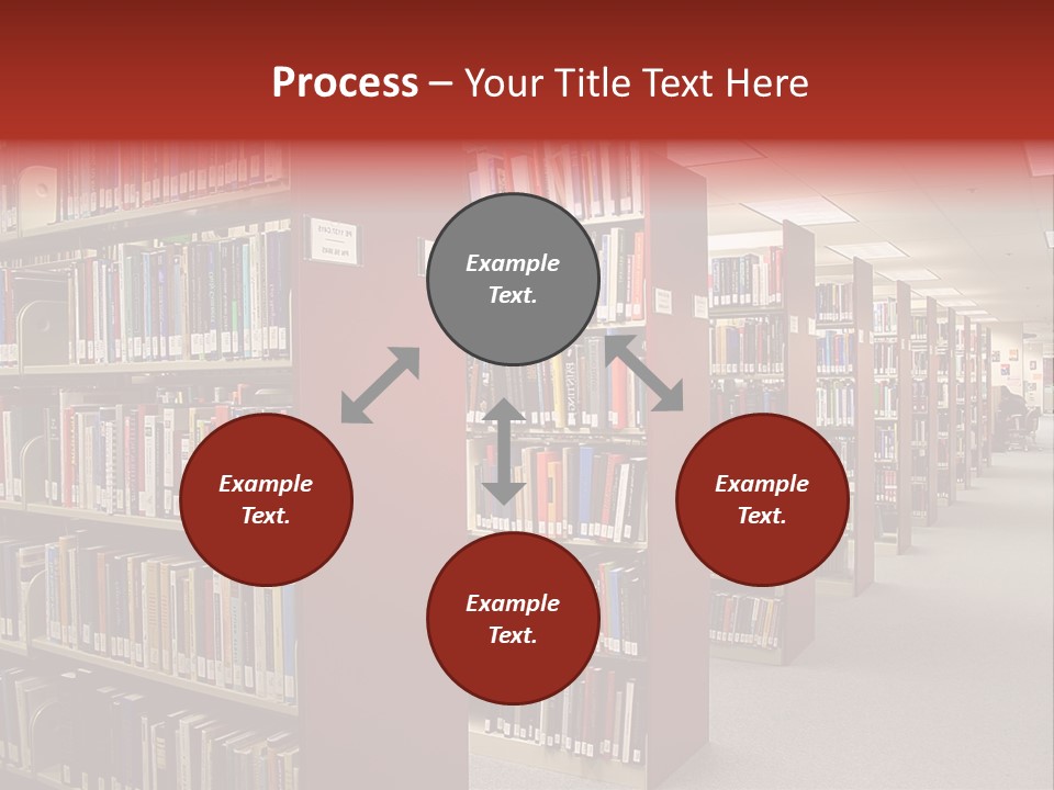 Library Bookstore Bookstall PowerPoint Template