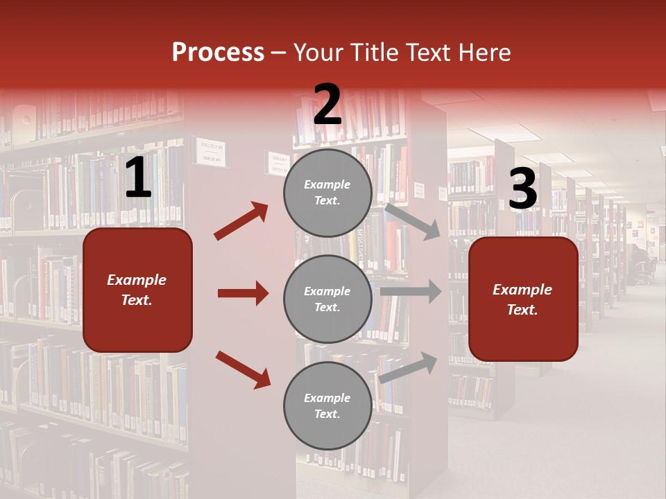 Library Bookstore Bookstall PowerPoint Template