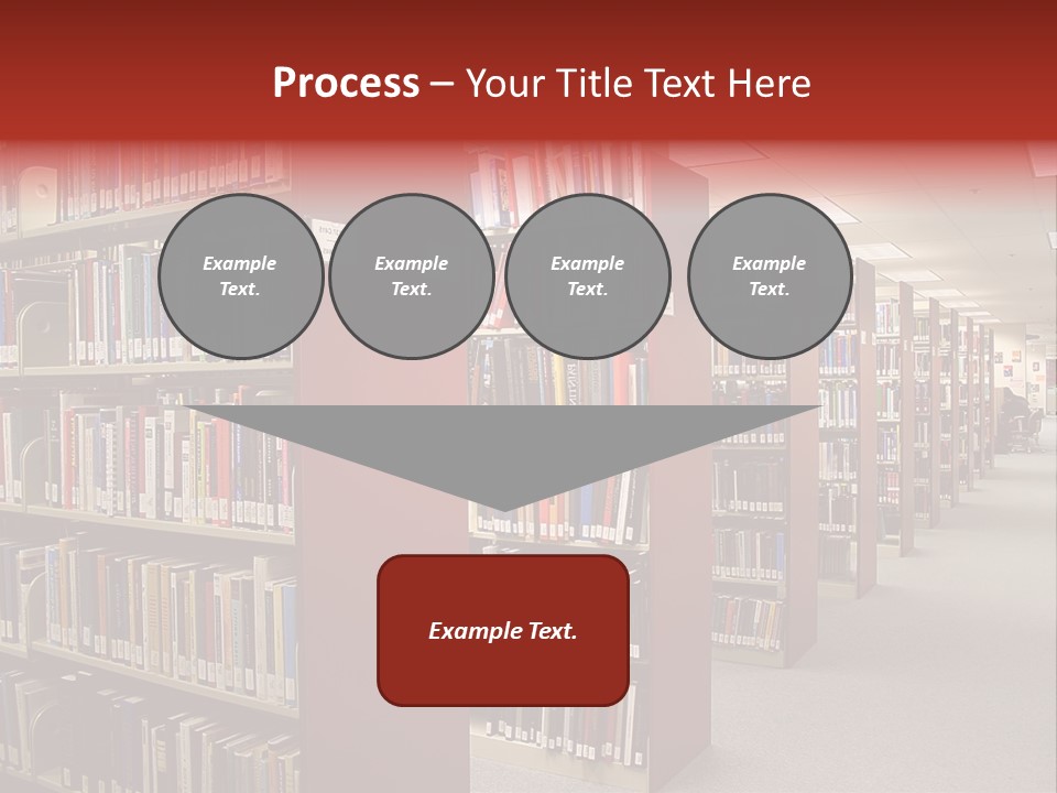 Library Bookstore Bookstall PowerPoint Template