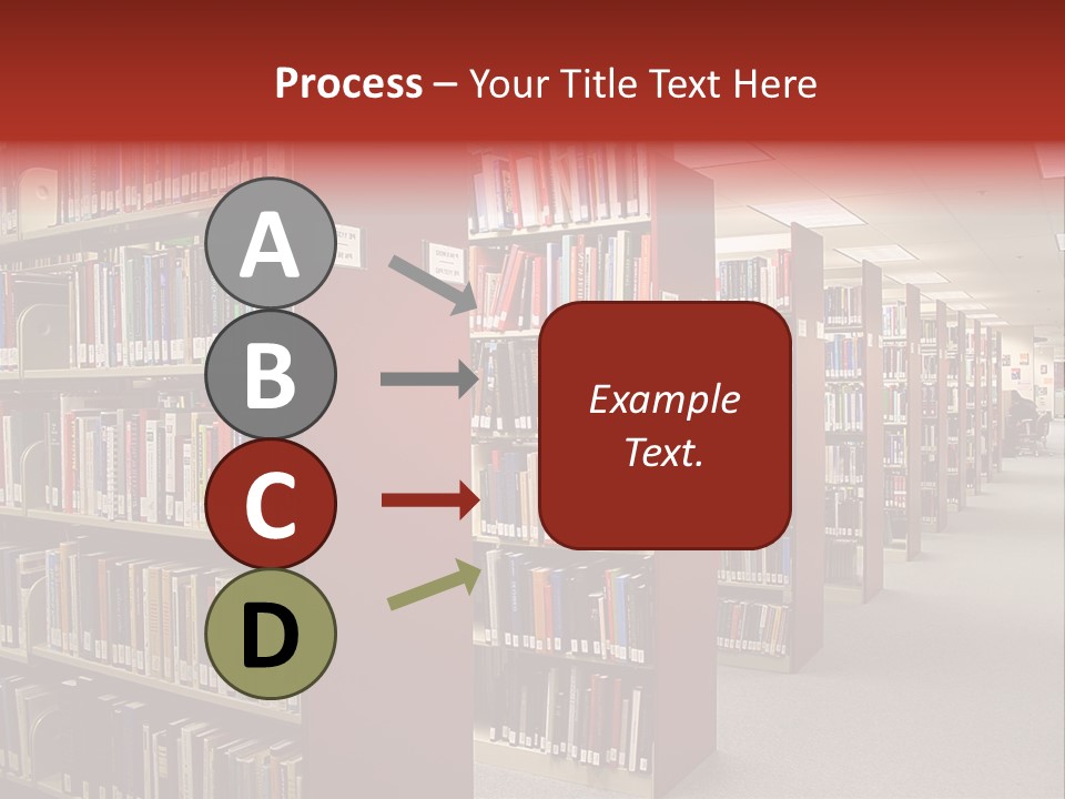 Library Bookstore Bookstall PowerPoint Template