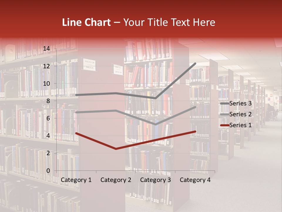 Library Bookstore Bookstall PowerPoint Template