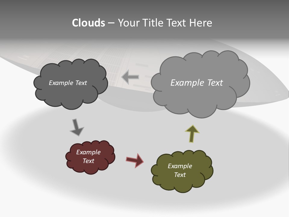 Gliders Mars Venus PowerPoint Template