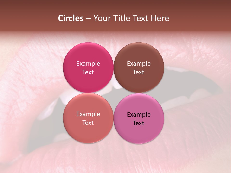 Flashy Luscious Women PowerPoint Template