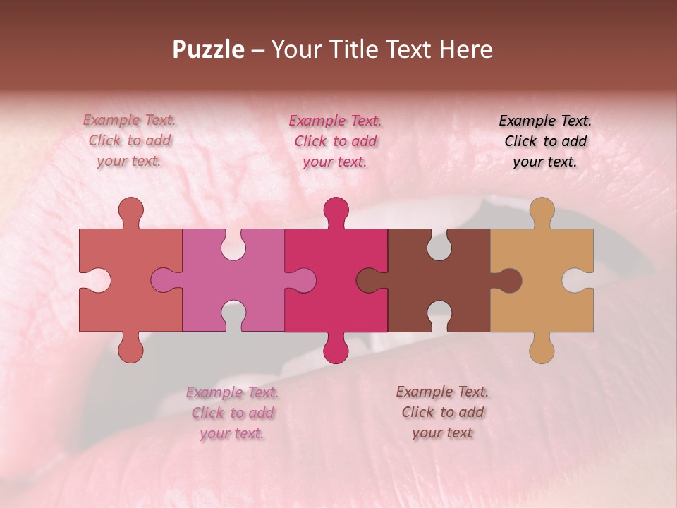 Flashy Luscious Women PowerPoint Template