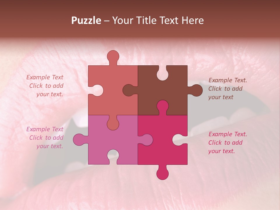 Flashy Luscious Women PowerPoint Template