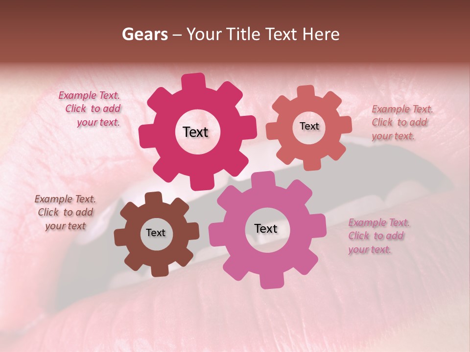 Flashy Luscious Women PowerPoint Template