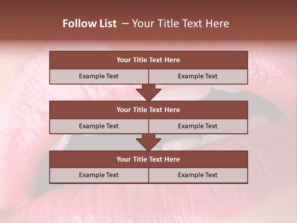 Flashy Luscious Women PowerPoint Template