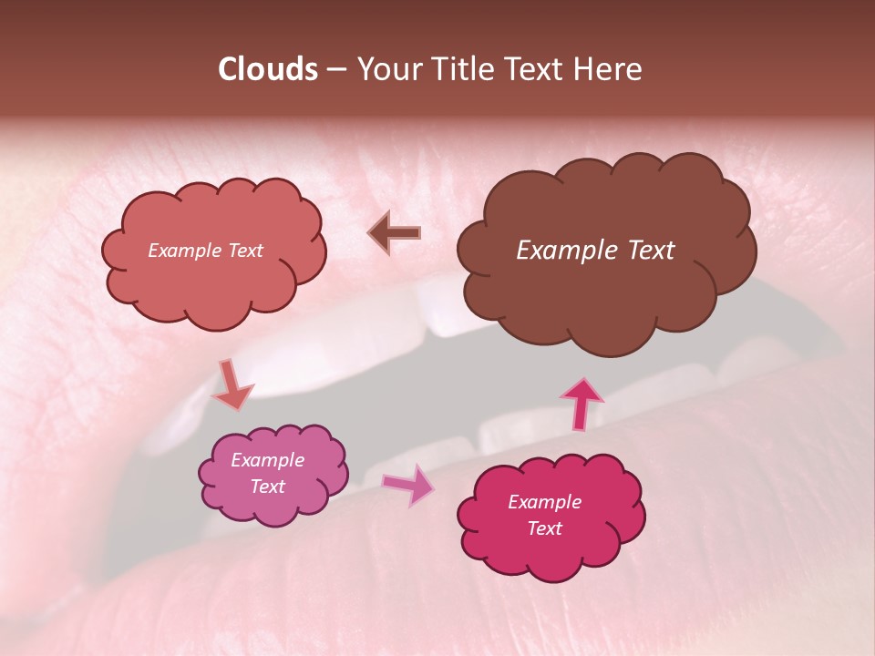 Flashy Luscious Women PowerPoint Template