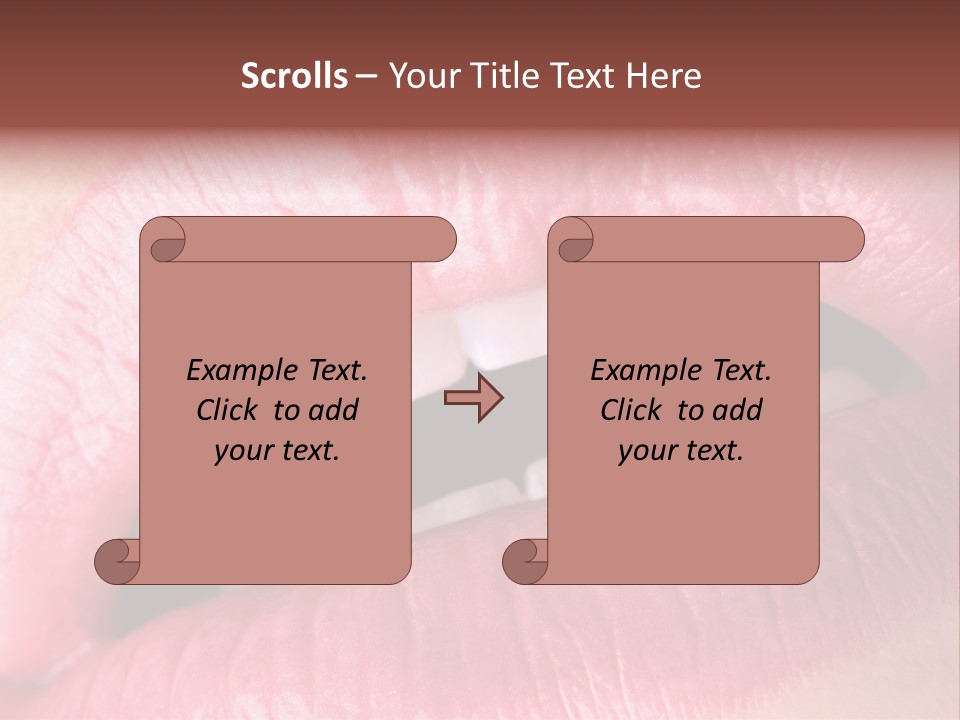 Flashy Luscious Women PowerPoint Template