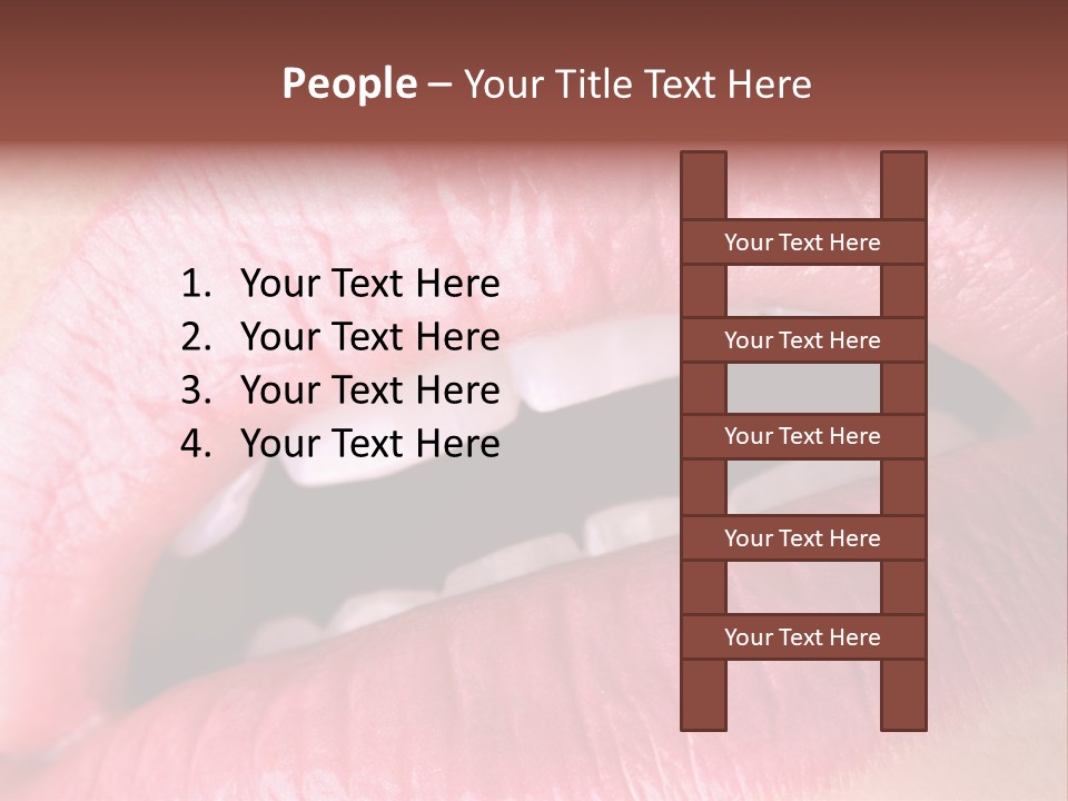 Flashy Luscious Women PowerPoint Template