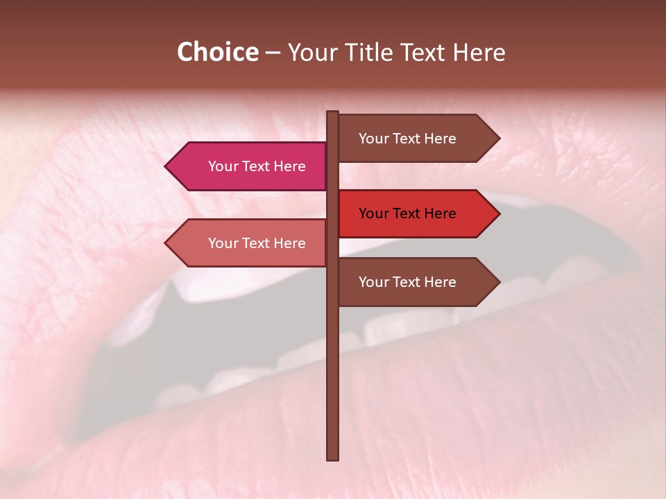 Flashy Luscious Women PowerPoint Template