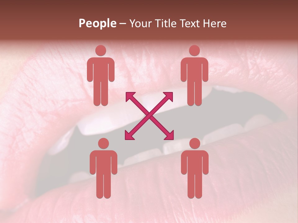 Flashy Luscious Women PowerPoint Template