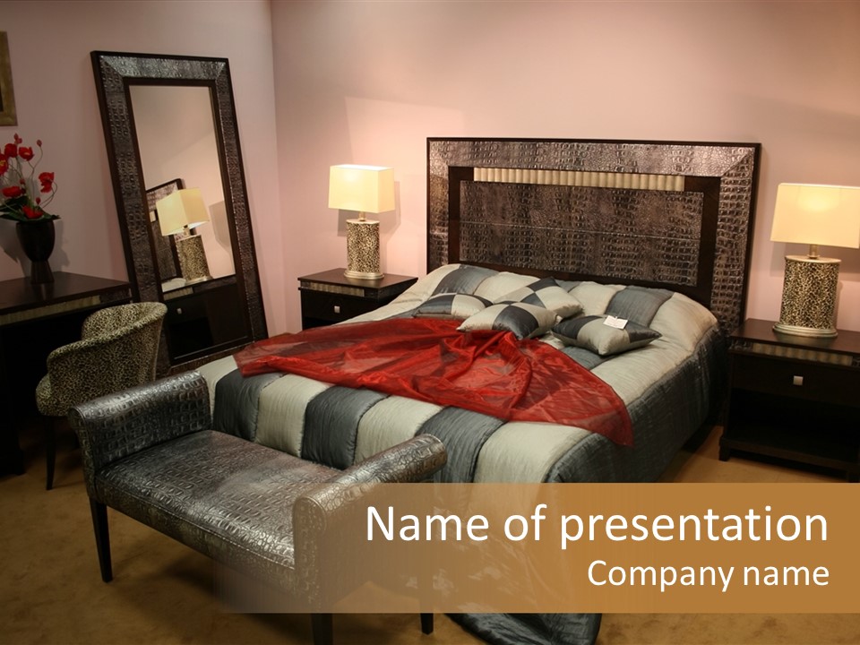 Decoration Lodging Home PowerPoint Template