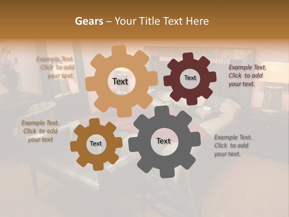 Decoration Lodging Home PowerPoint Template