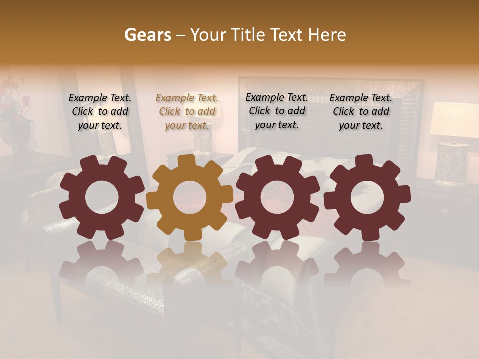 Decoration Lodging Home PowerPoint Template